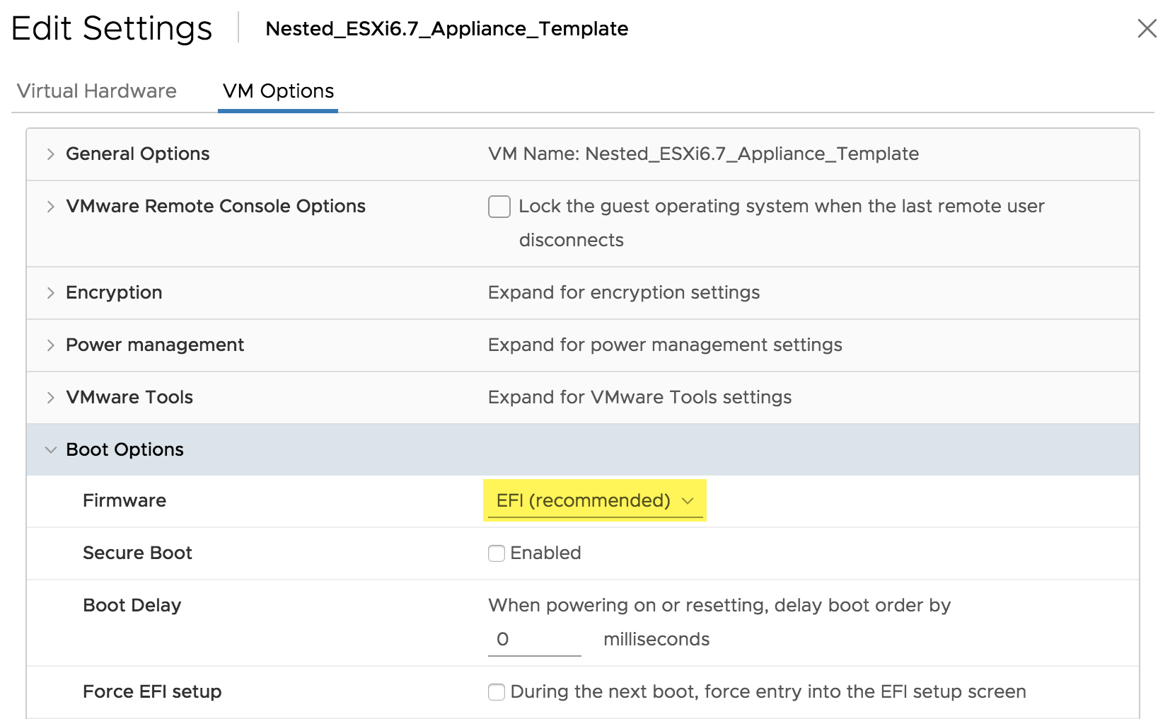 resizing mojave mac volumes under vmware esxi 6.7