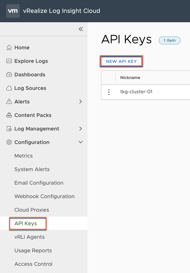 Configure log forwarding from Tanzu Kubernetes Grid (TKG) to vRealize ...