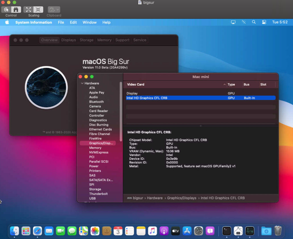 Macデスクトップ Mac Mini early 2020 +e-gpu Apple Mac mini MGNR3LL/A (Late 2020) Desktop Computer; Apple
