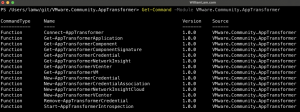 PowerShell community module for Application Transformer for VMware Tanzu
