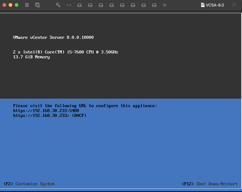 How To Deploy The VCenter Server Appliance (VCSA) 8.0 To VMware Fusion ...